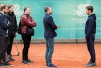 Geriausias Lietuvos tenisininkas R. Berankis Vilniuje.