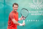 Geriausias Lietuvos tenisininkas R. Berankis Vilniuje.