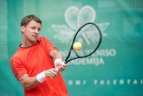 Geriausias Lietuvos tenisininkas R. Berankis Vilniuje.