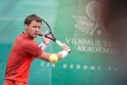 Geriausias Lietuvos tenisininkas R. Berankis Vilniuje.
