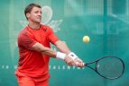 Geriausias Lietuvos tenisininkas R. Berankis Vilniuje.