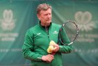 Geriausias Lietuvos tenisininkas R. Berankis Vilniuje.