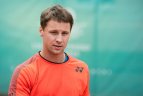 Geriausias Lietuvos tenisininkas R. Berankis Vilniuje.