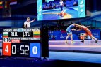 Imtynininkė D. Domikaitytė Europos žaidynių bronzinį mačą pralaimėjo.