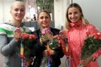 Lietuvos penkiakovininkės su medaliais grįžo iš Europos čempionato Anglijoje.
