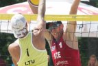 Lietuvos paplūdimio tinklininkai tęs kovą Kontinentinės taurės turnyre