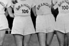 LLAF 90. A.Širvydaitė, E.Žeruolytė, O.Šepaitienė, G.Sirvutytė. 1938 metai.
