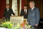 Juano Antonio Samarancho vizitas į Lietuvą 1997 04 06