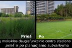 Vilniaus „Geležinis vilkas“ kelią naujam gyvenimui Verkių stadioną.