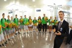 Jaunieji olimpiečiai sugrįžo į Lietuvą.