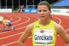 LLAF 90. Lietuvos sprinto lyderė Lina Gričikaitė. 2009 m.