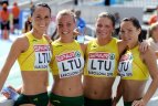 LLAF 90. Lietuvos sprinto lyderė Lina Gričikaitė. 2010 m.