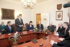 Pagerbtas V.Adamkus.