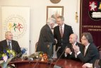 Pagerbtas V.Adamkus.