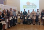 Apdovanojimų ceremonijos akimirka