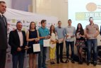 Apdovanojimų ceremonijos akimirka