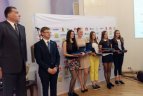 Apdovanojimų ceremonijos akimirka