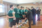 "Ąžuolo" tinklininkai - DSKS "Žalgiris" taurės laimėtojai