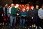 Kauno "Žalgirio" krepšininkai apsilankė filme