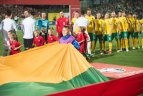 Lietuvos rinktinė 1:5 (1:1) pralaimėjo Europos čempionei Portugalijos komandai.
