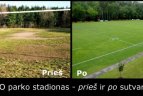 Vilniaus „Geležinis vilkas“ kelią naujam gyvenimui Verkių stadioną.