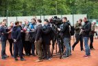 Geriausias Lietuvos tenisininkas R. Berankis Vilniuje.