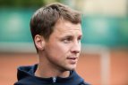 Geriausias Lietuvos tenisininkas R. Berankis Vilniuje.
