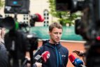 Geriausias Lietuvos tenisininkas R. Berankis Vilniuje.