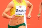 LLAF 90. Lietuvos sprinto lyderė Lina Gričikaitė. 2009 m.
