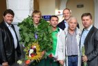 Singapūras 2010. Sutikimas Vilniaus oro uoste.