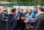 Geriausias Lietuvos tenisininkas R. Berankis Vilniuje.