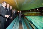 Premjeras A. Butkevičius lankėsi Lazdynų baseine