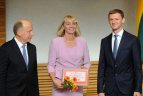 Vyriausybė apdovanojo olimpiečius.