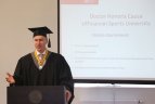 Lietuvos sporto universiteto Garbės daktaru inauguruotas profesorius Olegas Matycinas.