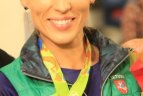Į Lietuvą D. Valčiukaitė atvežė olimpinį bronzos medalį