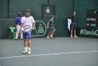 Daviso taurė. PAR - Lietuva 2:3. Ruanas Roelofse'as - Laurynas Grigelis 6:7, 6:3, 6:7, 4:6.