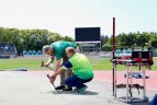 Lietuvos paralimpiečiai Japonijoje, kur lengvaatlečiams rengiama stovykla.