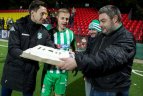 Vilniaus "Žalgiris" pasveikino savo aktyviausius fanus iš "Pietų IV"