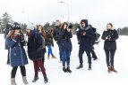 Sportu besidomintys moksleiviai sėmėsi įkvėpimo iš profesionalų