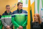 Lietuvos delegacijos palydėtuvės.