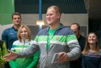 Lietuvos delegacijos palydėtuvės.