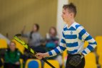 Vaikų žolės riedulio lygos U12 finalinės varžybų momentas