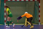 Vaikų žolės riedulio lygos U12 finalinės varžybų momentas