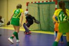Vaikų žolės riedulio lygos U12 finalinės varžybų momentas