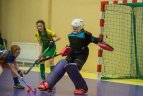 Vaikų žolės riedulio lygos U12 finalinės varžybų momentas