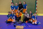Vaikų žolės riedulio lygos U12 finalinės varžybų momentas