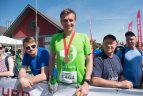 Bėgimo šventės Trakuose akimirka