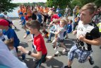 Bėgimo šventės Trakuose akimirka