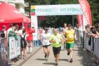 Bėgimo šventės Vilniuje akimirka
