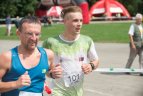Bėgimo šventės Vilniuje akimirka